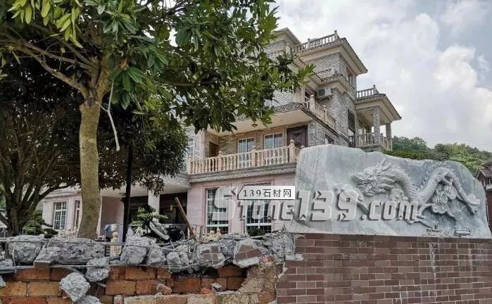 浙江溫州全石材別墅造價上億，卻因違建被拆除
