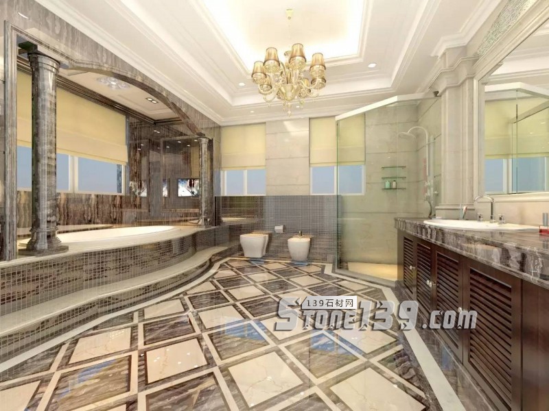 全屋石材定制，量身打造豪華別墅地板