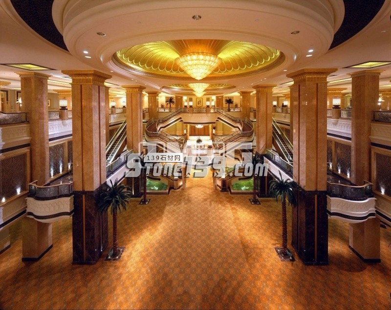 環球石材五星級酒店大堂案例 | 七種風格七種美！