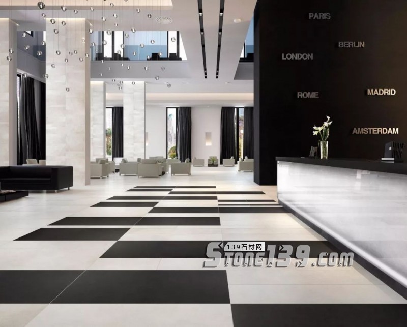 地面空間鋪陳，天馬行空的石材應用