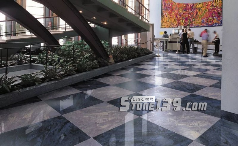 地面空間鋪陳，天馬行空的石材應用