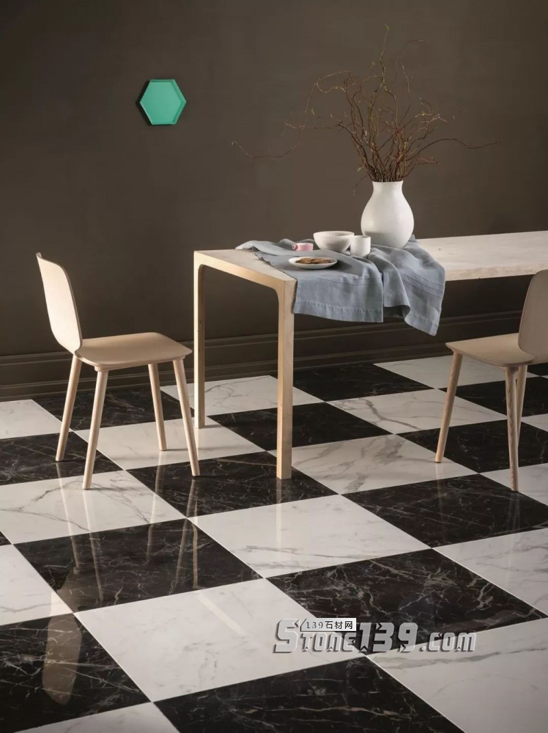 地面空間鋪陳，天馬行空的石材應用