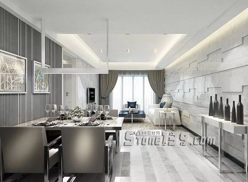 地面空間鋪陳，天馬行空的石材應用