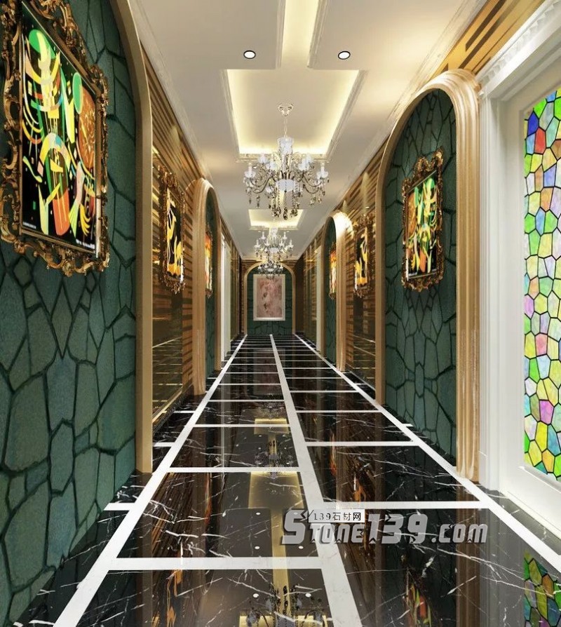 地面空間鋪陳，天馬行空的石材應用