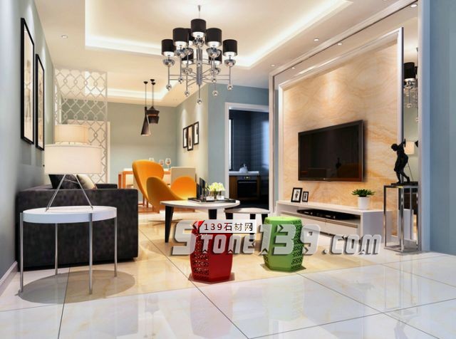 地面空間鋪陳，天馬行空的石材應用