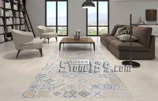 地面空間鋪陳，天馬行空的石材應用