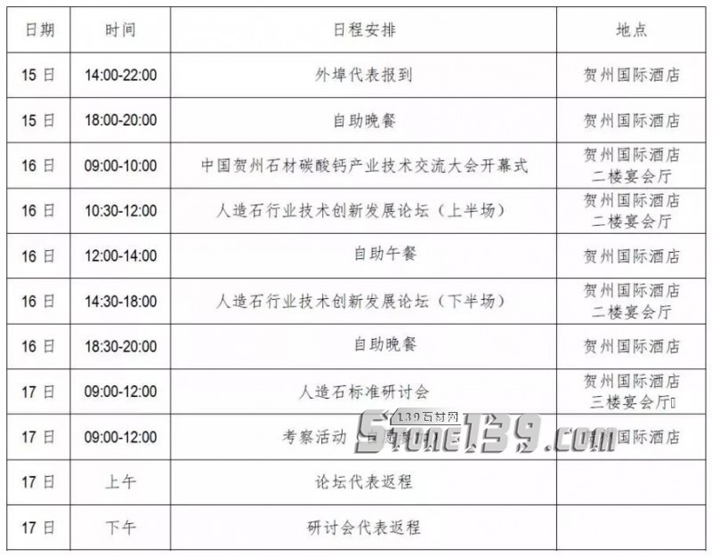 中國石材協(xié)會通知-人造石產(chǎn)業(yè)技術(shù)交流大會即將召開