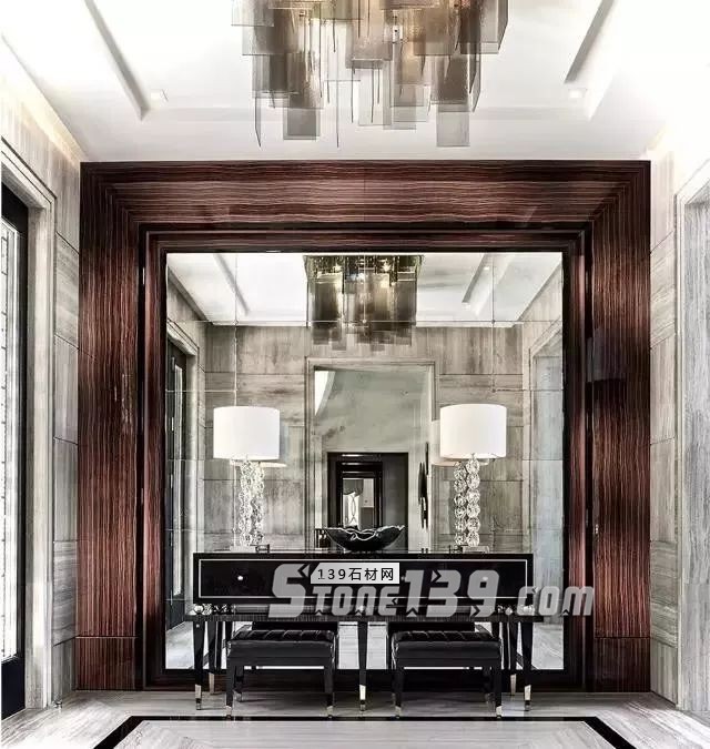 大理石是奢宅不可缺的元素 即走在豪宅領域最前沿的設計