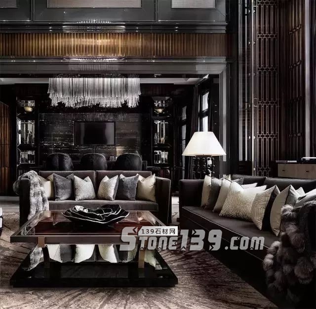 大理石是奢宅不可缺的元素 即走在豪宅領域最前沿的設計