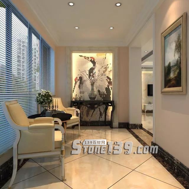 那些用石材裝飾的漂亮玄關 你心動了嗎？