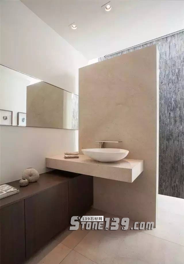 衛生間裝石材要這樣用 干濕分離效果好