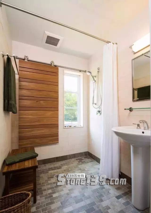 衛生間裝石材要這樣用 干濕分離效果好