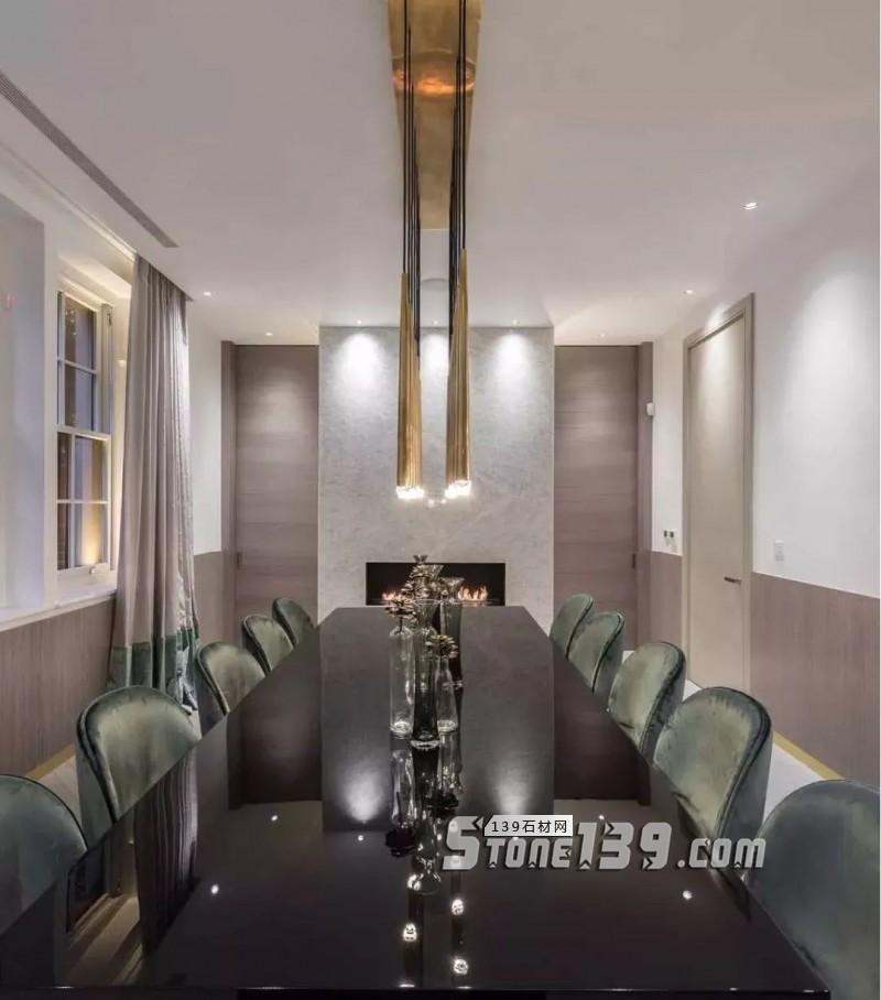 大理石與金屬搭配的裝飾 感受下自然現代風