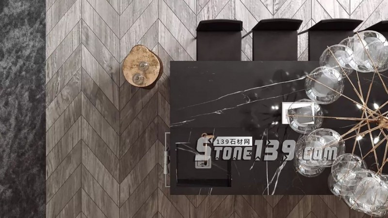 大理石與金屬搭配的裝飾 感受下自然現代風