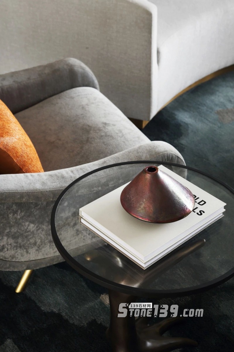 淺色大理石+黃銅，輕奢別墅裝飾 有質感有品味的生活