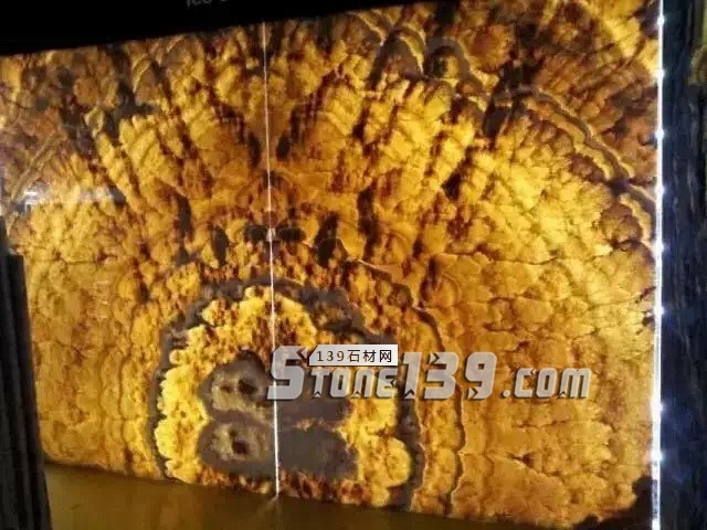 孔雀玉大理石介紹 孔雀玉透光大理石