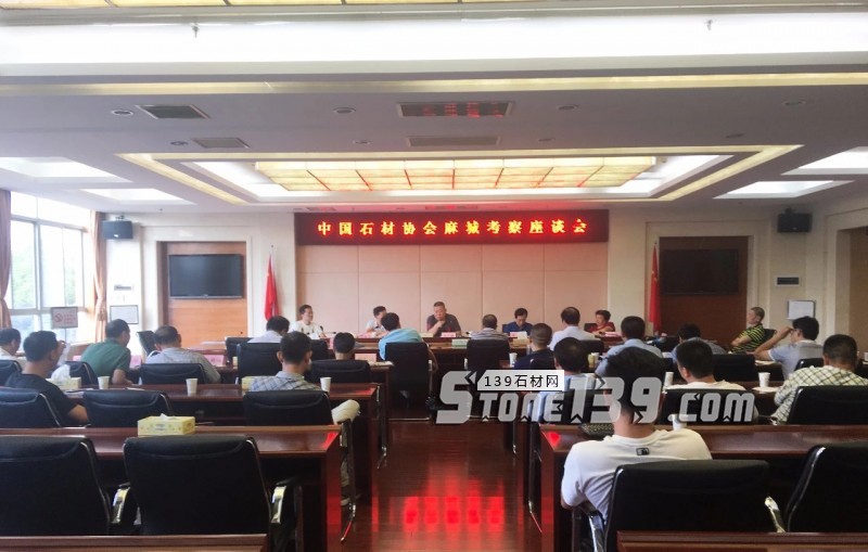 中國石材協會考察組為麻城石材產業發展把脈！