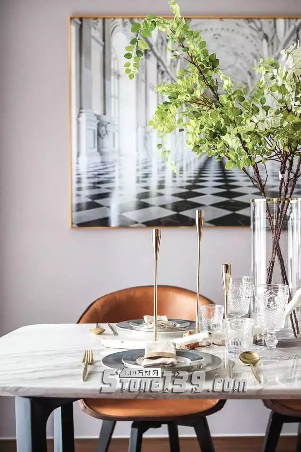 大理石+金屬，輕奢風(fēng)的最佳cp