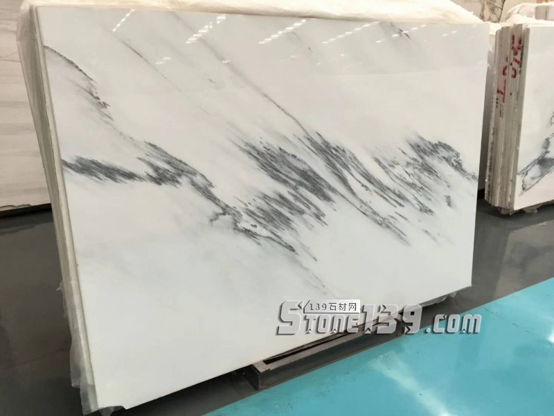 水墨白大理石介紹（中國版魚肚白）