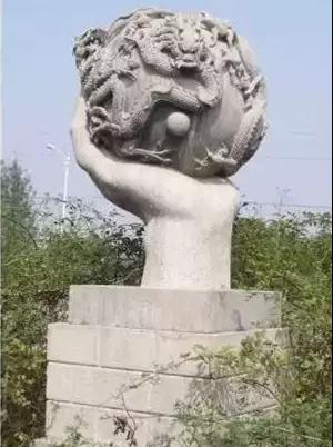 石雕龍球、圓球及浮雕