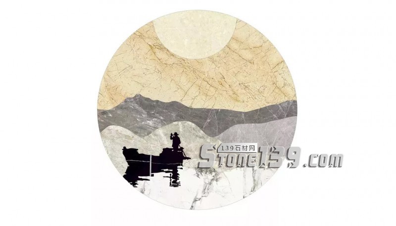 石材拼花，給空間以藝術的點綴