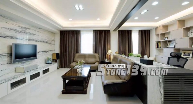 大理石背景墻，在現代家居裝飾中，為什么更受青睞？