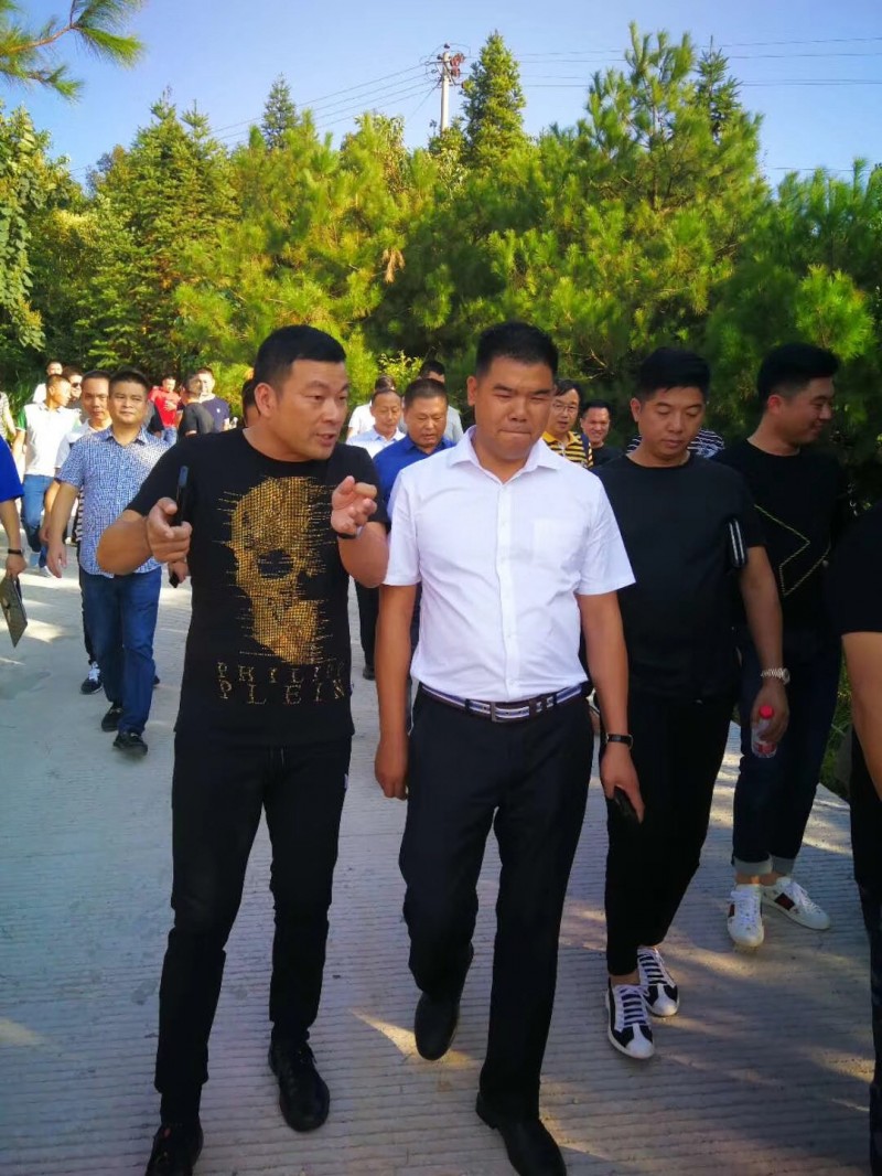 湖北麻城市委常委、統(tǒng)戰(zhàn)部部長戴昌遠(yuǎn)一行考察交流富強(qiáng)石材綠色礦山經(jīng)驗(yàn)