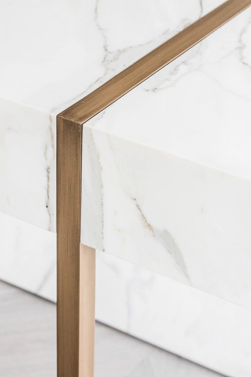 大理石裝飾的室內空間 黑白灰色經典國際范