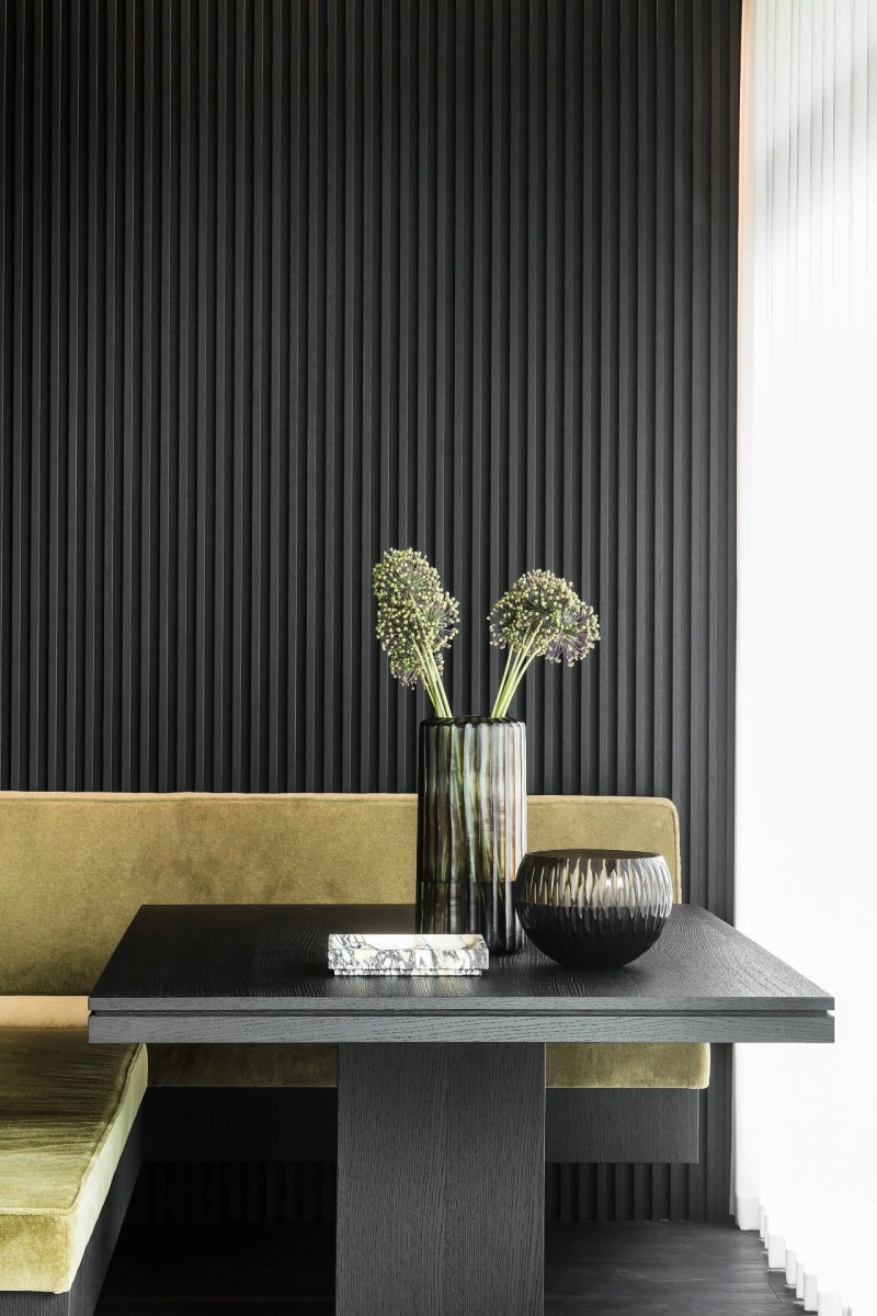 大理石裝飾的室內空間 黑白灰色經典國際范