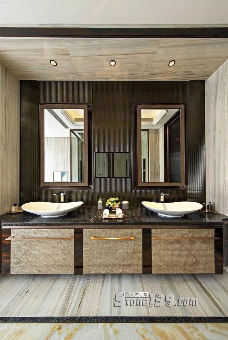 廚衛空間的大理石裝飾設計欣賞