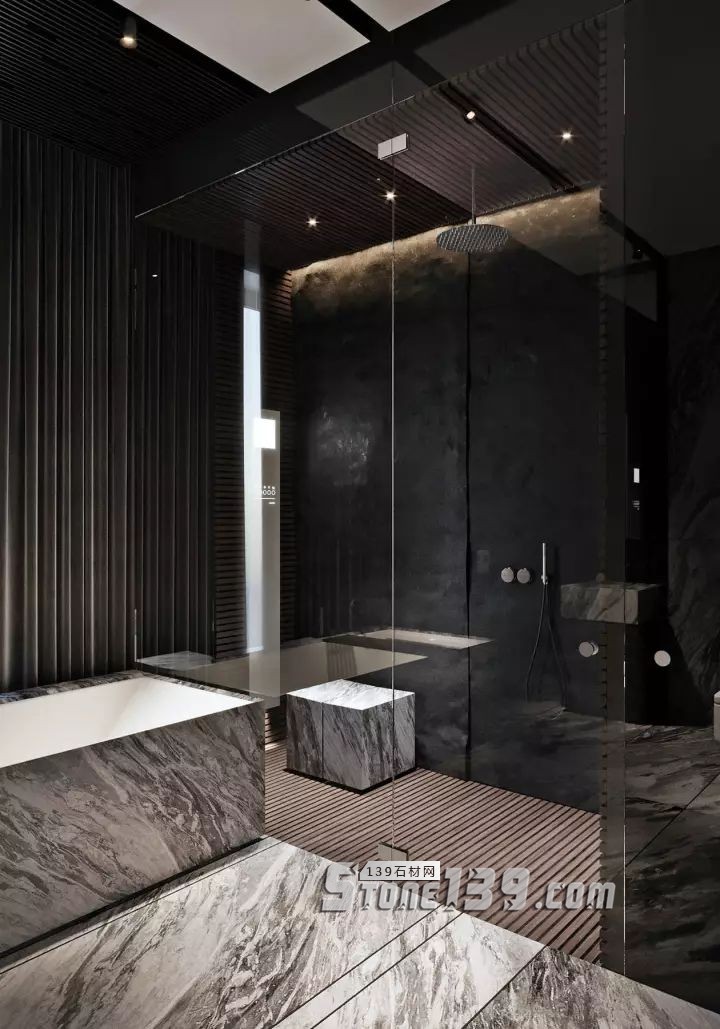 廚衛空間的大理石裝飾設計欣賞