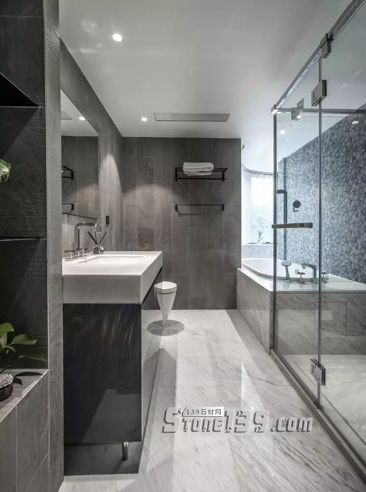 廚衛空間的大理石裝飾設計欣賞