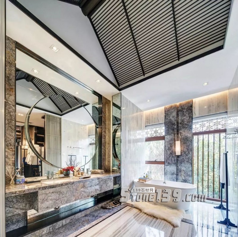 廚衛空間的大理石裝飾設計欣賞