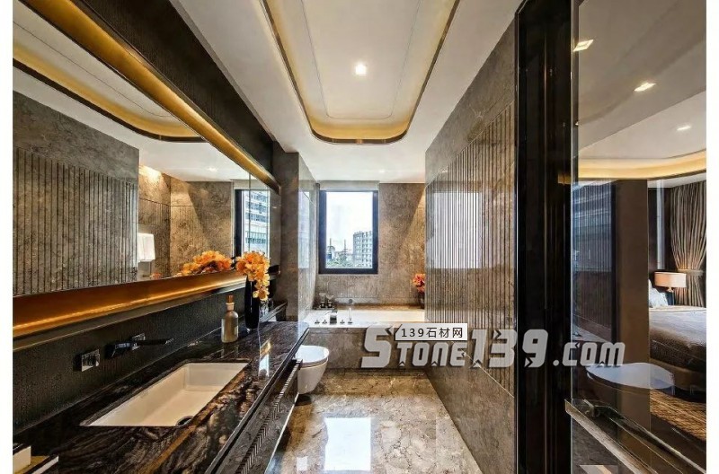 廚衛空間的大理石裝飾設計欣賞