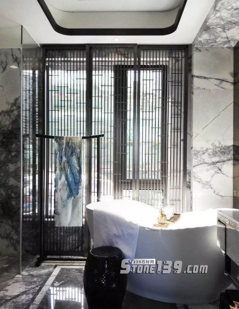 廚衛空間的大理石裝飾設計欣賞