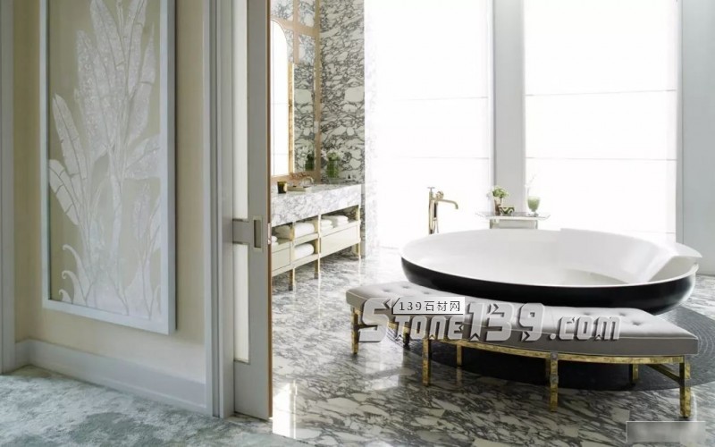 廚衛空間的大理石裝飾設計欣賞