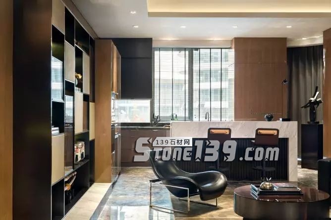 廚衛空間的大理石裝飾設計欣賞