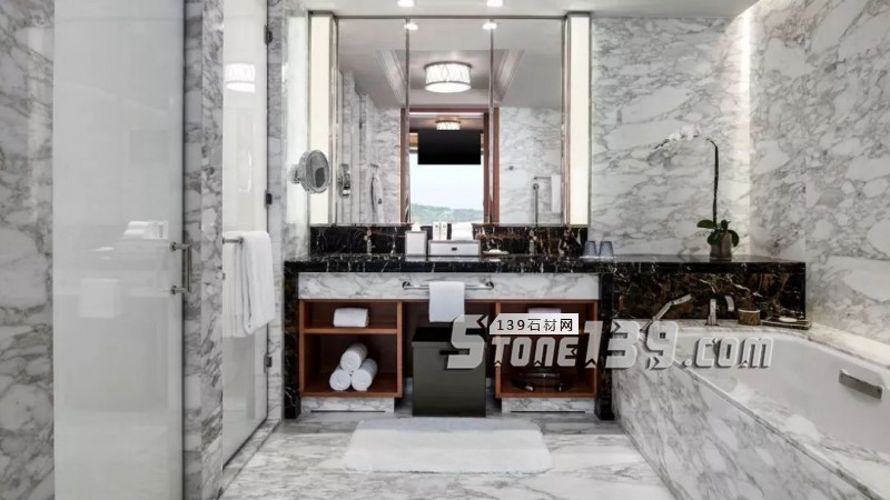 廚衛空間的大理石裝飾設計欣賞