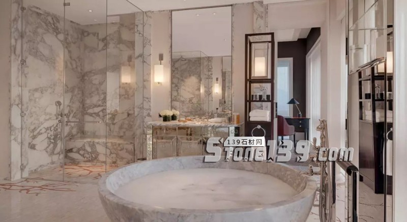 廚衛空間的大理石裝飾設計欣賞