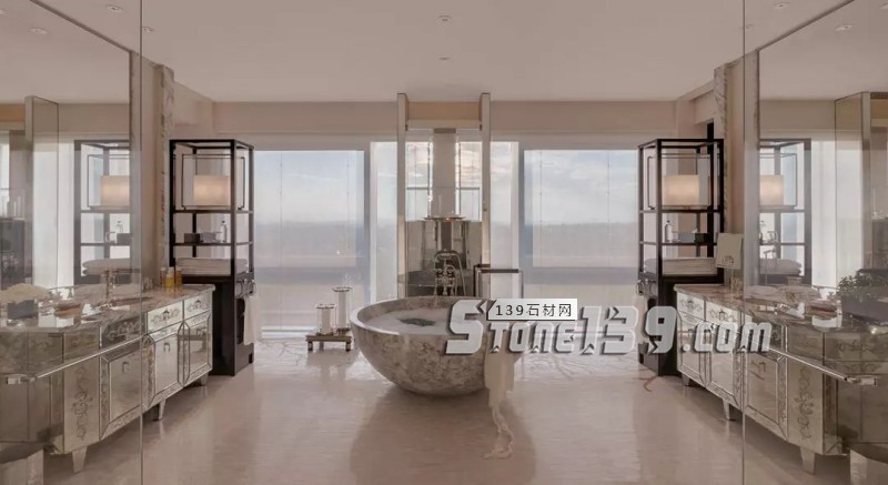 廚衛空間的大理石裝飾設計欣賞