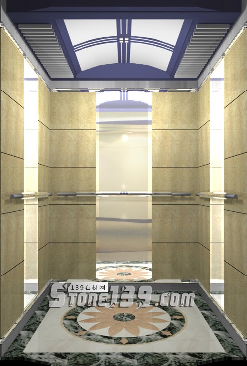 電梯大理石地板轎廂石材地面拼花欣賞