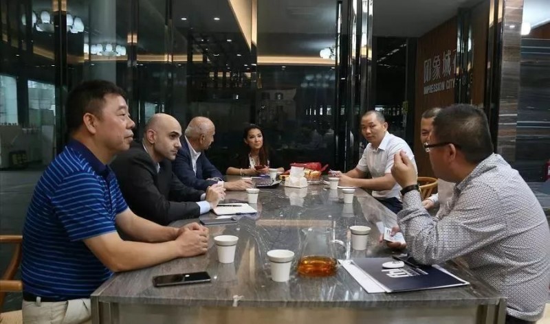 希臘最大爵士白礦主拜訪廣西賀州旺高工業區合源粉體公司