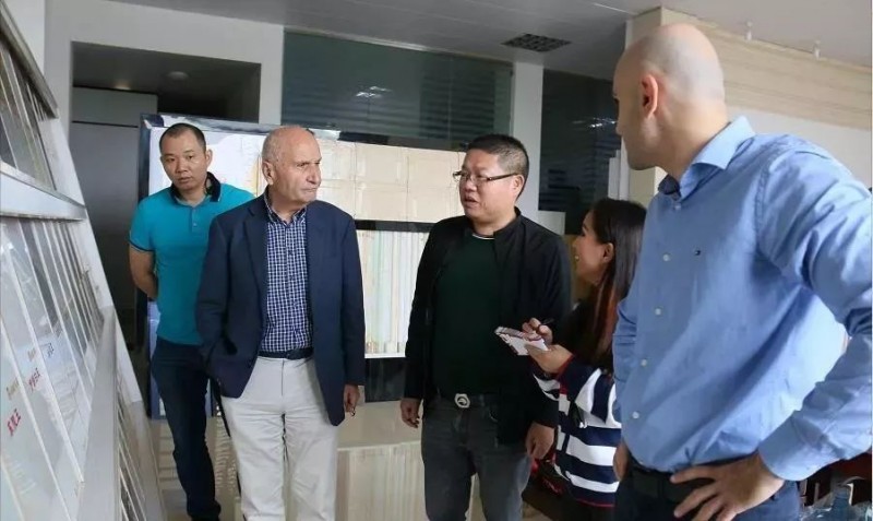 希臘最大爵士白礦主拜訪廣西賀州旺高工業區合源粉體公司