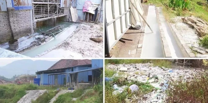 浙江溫州泰順縣十三家石材廠違建生產經營，被采取強硬措施處置