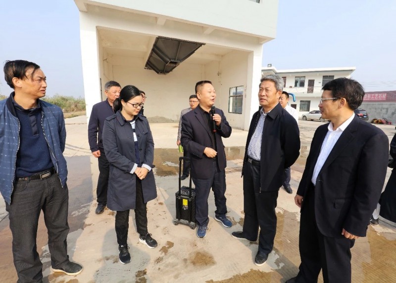 湖北黃岡政協委員蒞臨中部（麻城）石材循環經濟產業園調研！