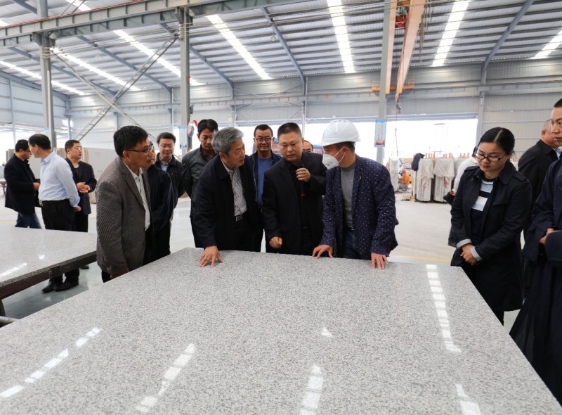 湖北黃岡政協委員蒞臨中部（麻城）石材循環經濟產業園調研！