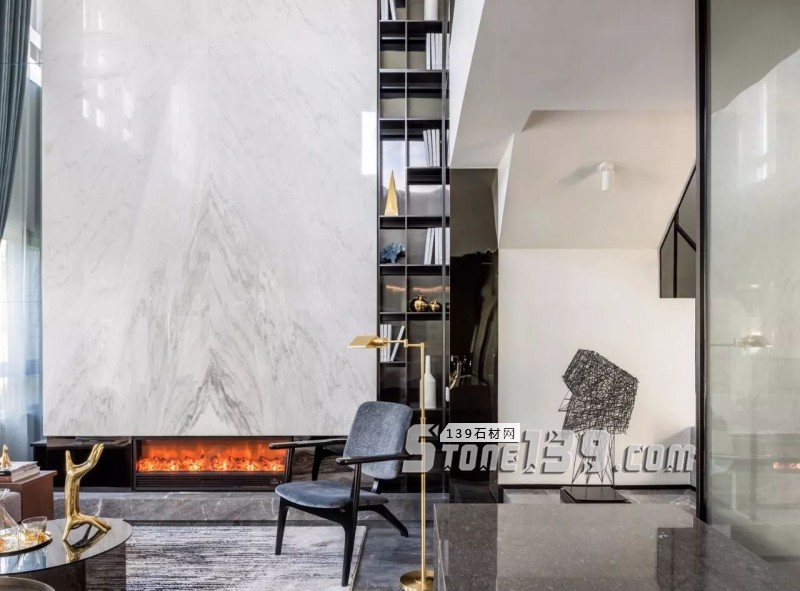 復式樓（別墅）的背景墻 原來也可以這么簡單