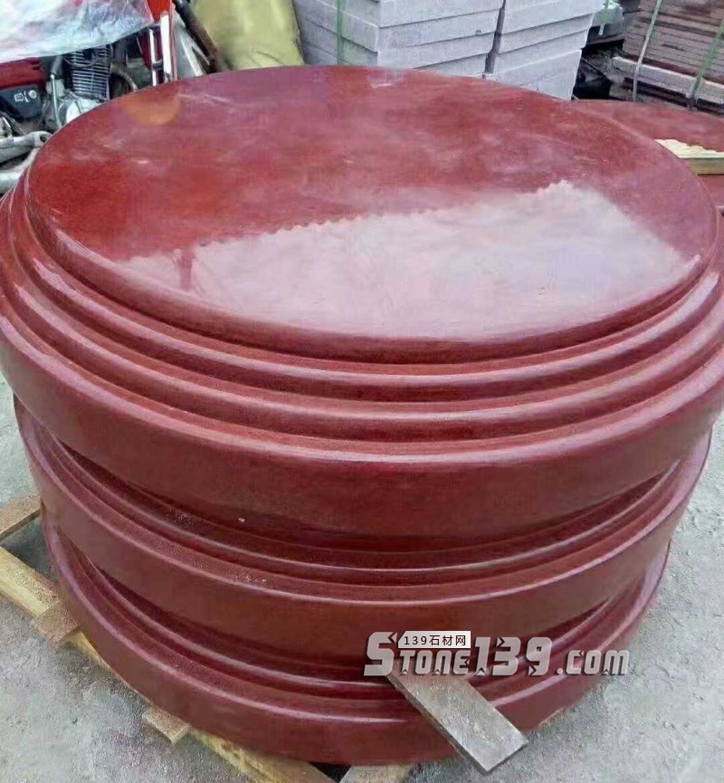 四川雅安天虹石材廠主營雅蒙黑、滎經(jīng)紅（中國紅）、紫檀木紋、漢白玉