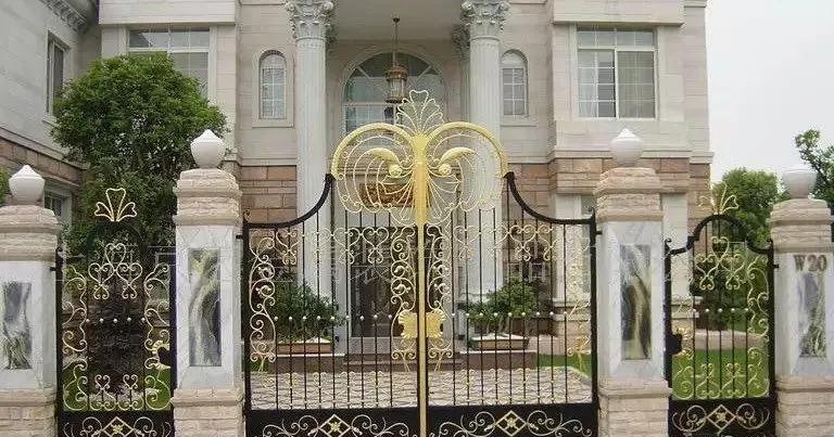 洋房別墅門柱裝飾應(yīng)用合集欣賞【多圖】 洋房別墅石材庭院門柱