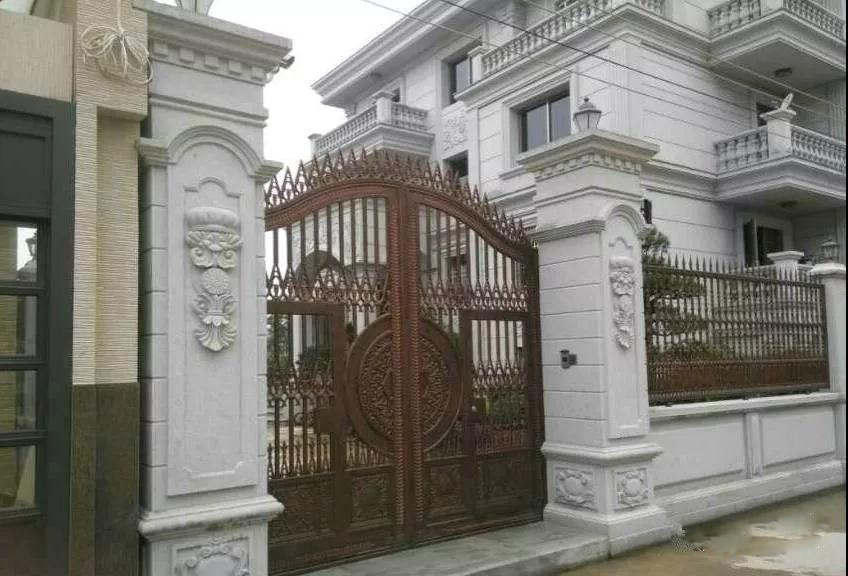 洋房別墅門柱裝飾應(yīng)用合集欣賞【多圖】 洋房別墅石材庭院門柱